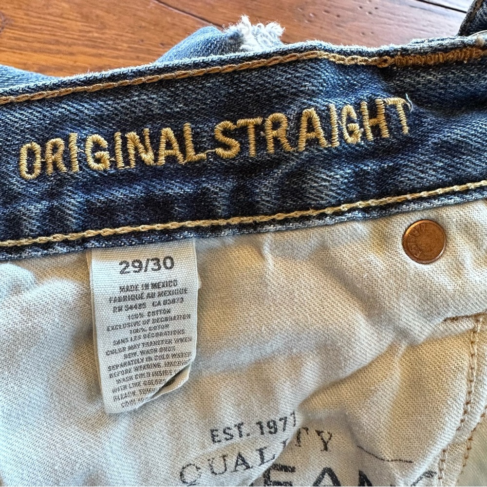 American Eagle Original Straight Jeans 29/30 - Picture 12 of 12